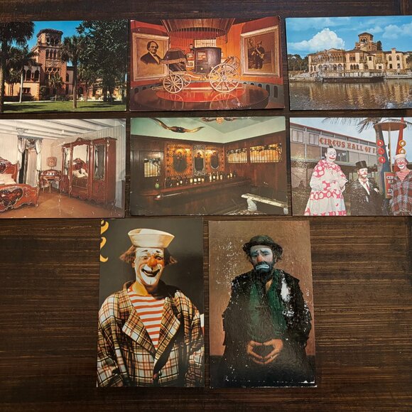 Ringling Bros. and Barnum & Bailey Circus Lot of Postcards ~ Sarasota FL ~ Clown - Picture 1 of 8